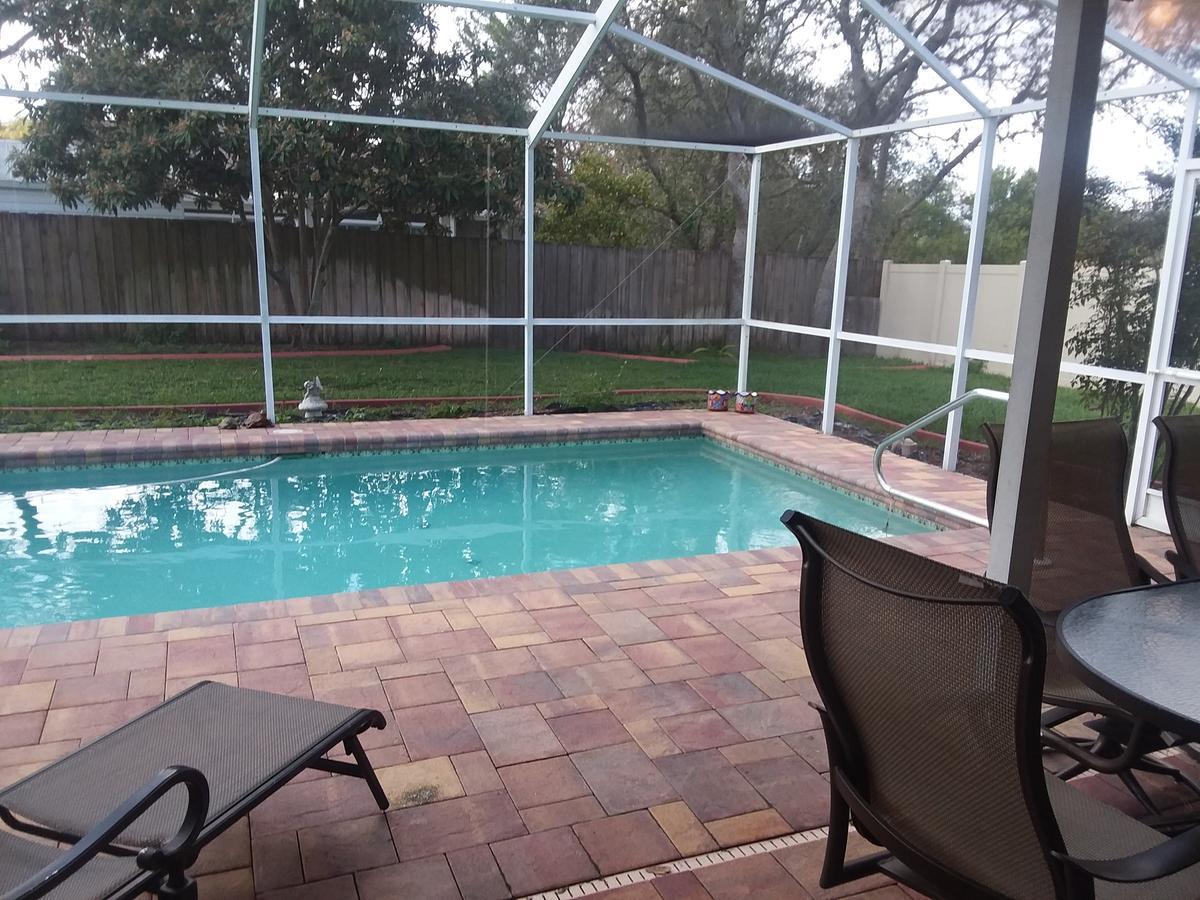 Modern Pool Home Spring Hill Extérieur photo
